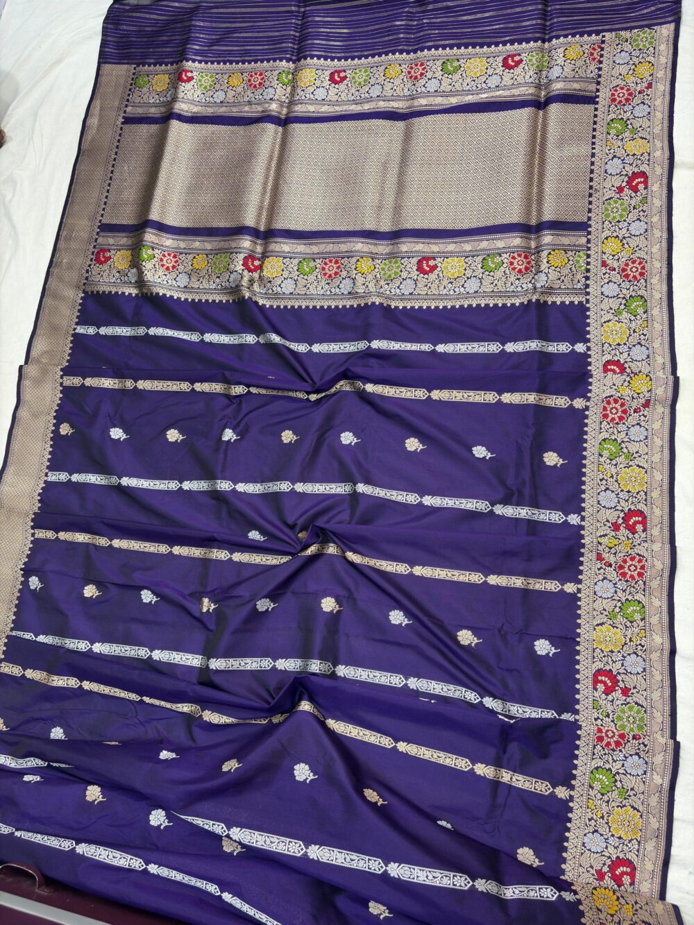 pure katan silk banarasi handloom handwoven sarees