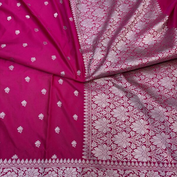 ranipink mashroo silk banarasi sarees