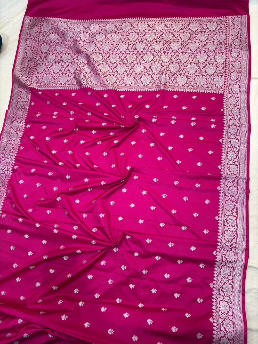 ranipink mashroo silk banarasi sarees - Image 2