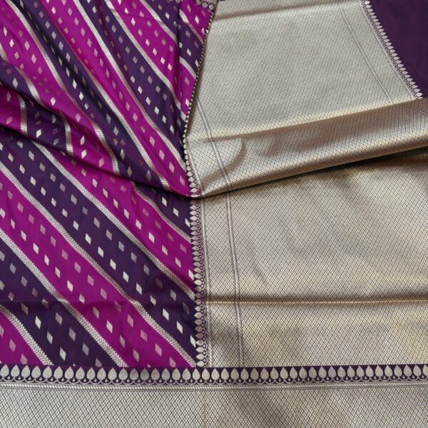 majanta rangkat katan silk banarasi sarees