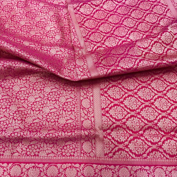 ranipink pure katan silk banarasi handloom handwovn brocade sarees