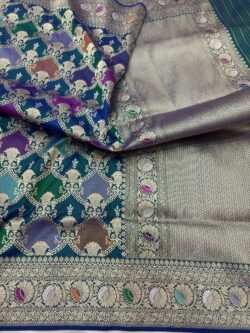 morpich rangkat pure katan silk banarasi handloom handwoven kdhawa sarees