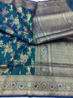 morpich pure katan silk banarasi handloom handwoven kdhawa sarees