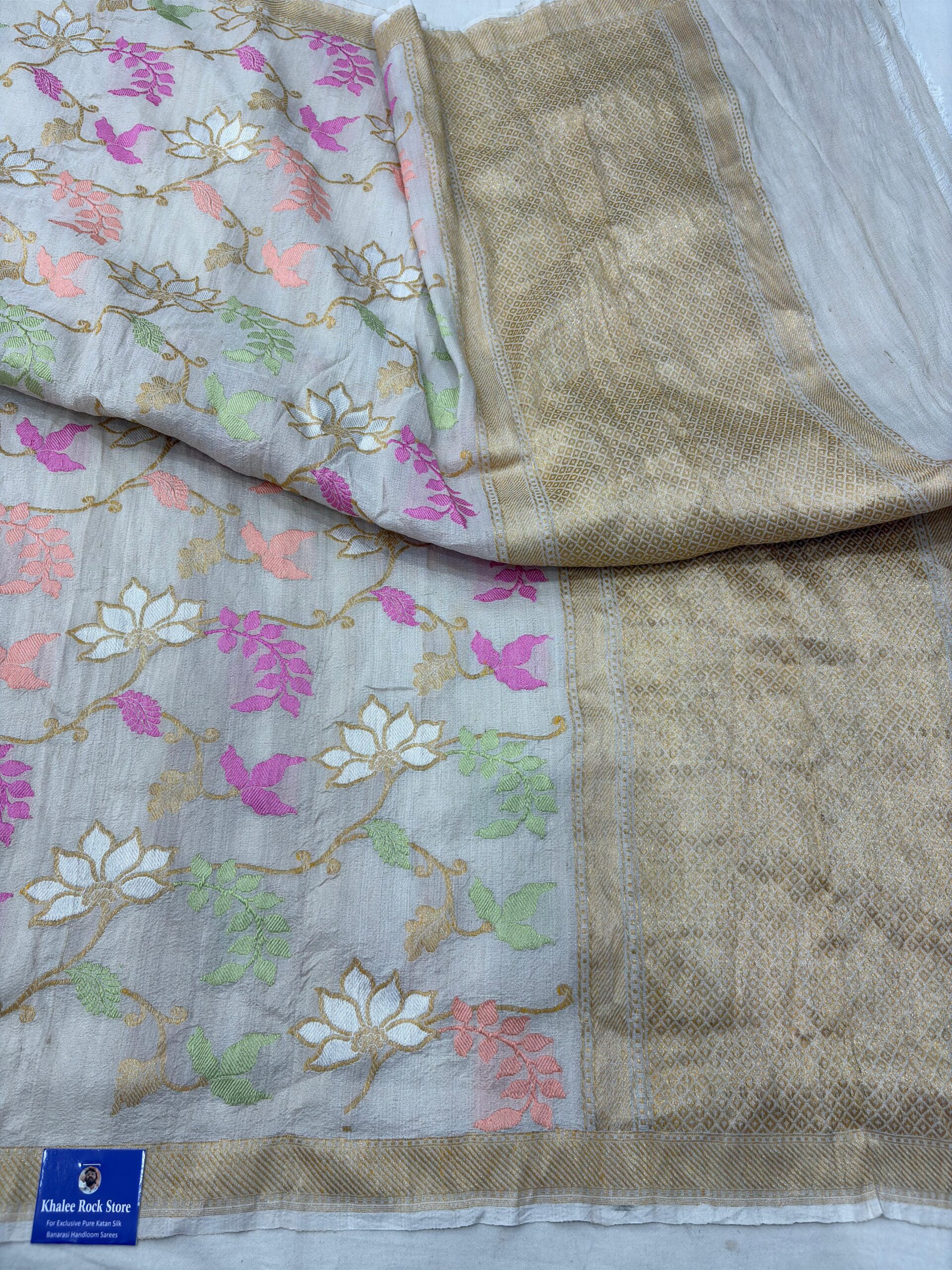 natural pure tassar silk banarasi handloom handwoven kadhwa sarees